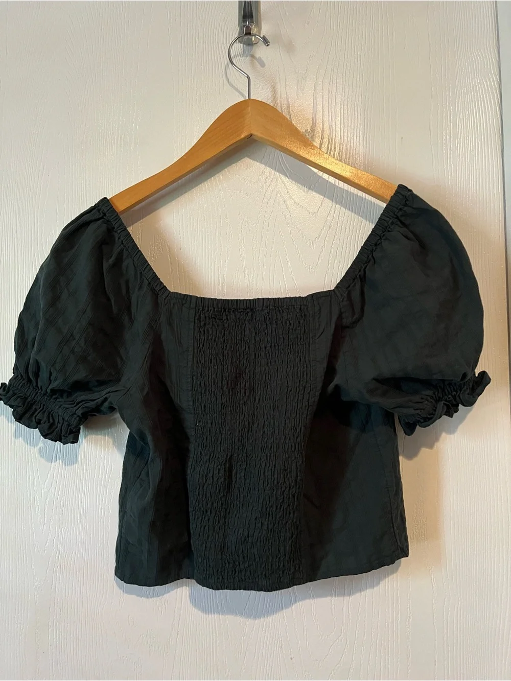 Madewell milkmaid puff
